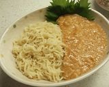 冷やし旨辛みそとろろコーン和え麺作り方9写真