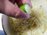 サッポロ一番で☆すだち塩ラーメン