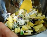 夏野菜の梅マヨ和え作り方4写真