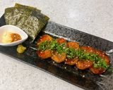 超簡単♪甘辛味付け長芋焼きの海苔巻き作り方5写真