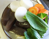 赤味噌とにんにくのとろとろ牛すじ鍋作り方2写真