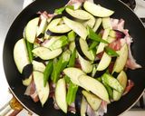夏☆なすオクラ豚ばら焼き肉～ねぎ塩だれ～作り方8写真