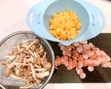 炊飯器でバター風味のきのこピラフ☆作り方1写真