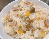 炊飯器でバター風味のきのこピラフ☆作り方5写真