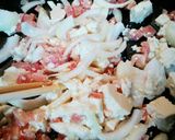 節水レシピ！水なしで肉豆腐丼♪作り方2写真