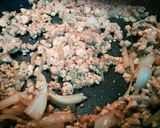 節水レシピ！水なしで肉豆腐丼♪作り方4写真