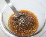 おろし玉ねぎの黒酢ドレッシング！作り方1写真