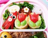 海老フライとペンギンのデコお弁当作り方8写真