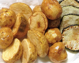 夏野菜の丸ごと揚げ（新じゃがズッキーニ）作り方2写真