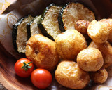 夏野菜の丸ごと揚げ（新じゃがズッキーニ）作り方3写真
