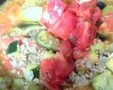 茄子ズッキーニ夏野菜のミートソースパスタ作り方2写真
