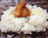 たれが旨い鶏から揚げで簡単天むす作り方4写真