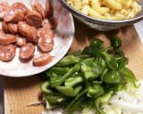 マカロニケチャップ炒め(*^^*)作り方1写真