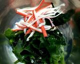 カニかまとワカメのさっぱりポン酢がけ♪作り方1写真