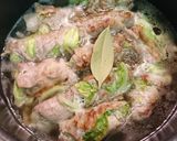 白菜と豚薄切り肉のコンソメ煮作り方5写真