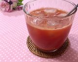黒酢de健康☘️朝トマジュース作り方2写真