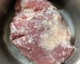 食欲増進、香味ソースで茹で豚作り方2写真