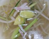 もやしとハムの冷たいレモンスープ作り方6写真