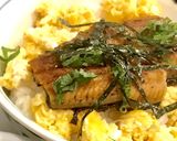 ちょっとでも国産で満足♪卵とうなぎ丼作り方3写真