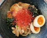 【糖質制限】パリパリ皮の鶏油そば・大豆麺作り方11写真