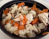 とり肉とヒラタケの炊き込みご飯作り方5写真