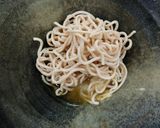 【糖質制限】パリパリ皮の鶏油そば・大豆麺作り方10写真