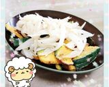 マクロビ☆グリルかぼちゃのオニオン乗せ作り方3写真