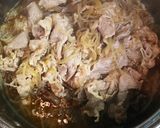 牛肉と玉ねぎとしらたきの煮物(牛丼)作り方6写真