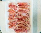 手羽中の唐揚げ (揚げ焼き)作り方1写真