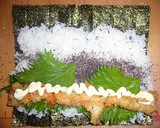 早い高いうまい？！　えびシソマヨ巻き！作り方3写真