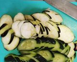 ぱぱっと胡瓜＆ナス漬物ふんわりわさび風味作り方3写真