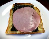 ハムチーズのりトースト作り方5写真