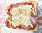 超絶簡単！週末朝のピザトースト。作り方5写真