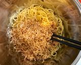 混ぜるだけ☆鮭フレークと水菜のパスタ作り方4写真