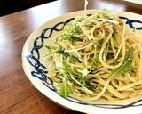 混ぜるだけ☆鮭フレークと水菜のパスタ作り方6写真
