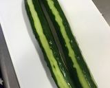 簡単♡めんつゆできゅうりの一本漬け♪作り方1写真