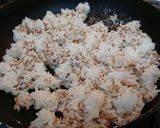 わさびの香り✨鳥せせりと細切り野菜の炒飯作り方3写真