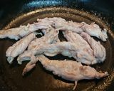 わさびの香り✨鳥せせりと細切り野菜の炒飯作り方5写真