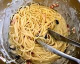 濃厚☆たっぷりソースのカルボナーラ作り方6写真