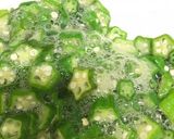 ネバネバ最大オクラとおかわかめのおひたし作り方6写真