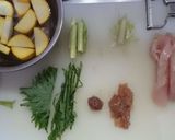 ズッキーニと大葉と鶏肉の梅パスタ♪作り方2写真