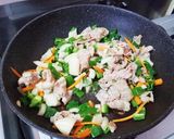 夏 野菜のピリ辛炒め＆サラダプレート作り方3写真