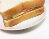 ハムチーズのストライプサンドウィッチ作り方5写真