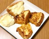 簡単！娘の好物フレンチトースト&チーズ作り方6写真
