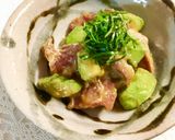 マグロとアボカドの♡オイ味噌和え♡作り方4写真