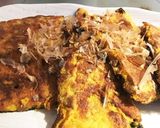 卵黄と納豆のチヂミ風作り方1写真