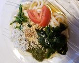 海藻しらすサラダ冷やしうどん作り方1写真