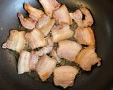 濃厚☆塩豚とほうれん草のクリームパスタ作り方4写真
