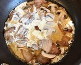 濃厚☆塩豚とほうれん草のクリームパスタ作り方5写真