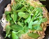 濃厚☆塩豚とほうれん草のクリームパスタ作り方7写真